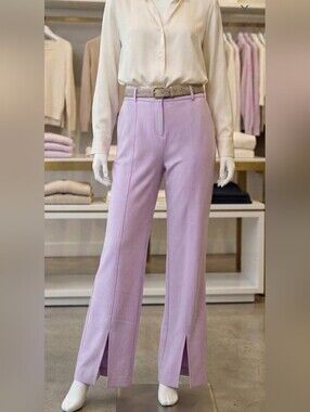 ***River Island Lilac Wide-Leg Trousers Waist 24" Inseam 31"
